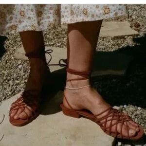 Doen Casimira Sandals in Rust Suede - 40 - NIB ($382 on website)